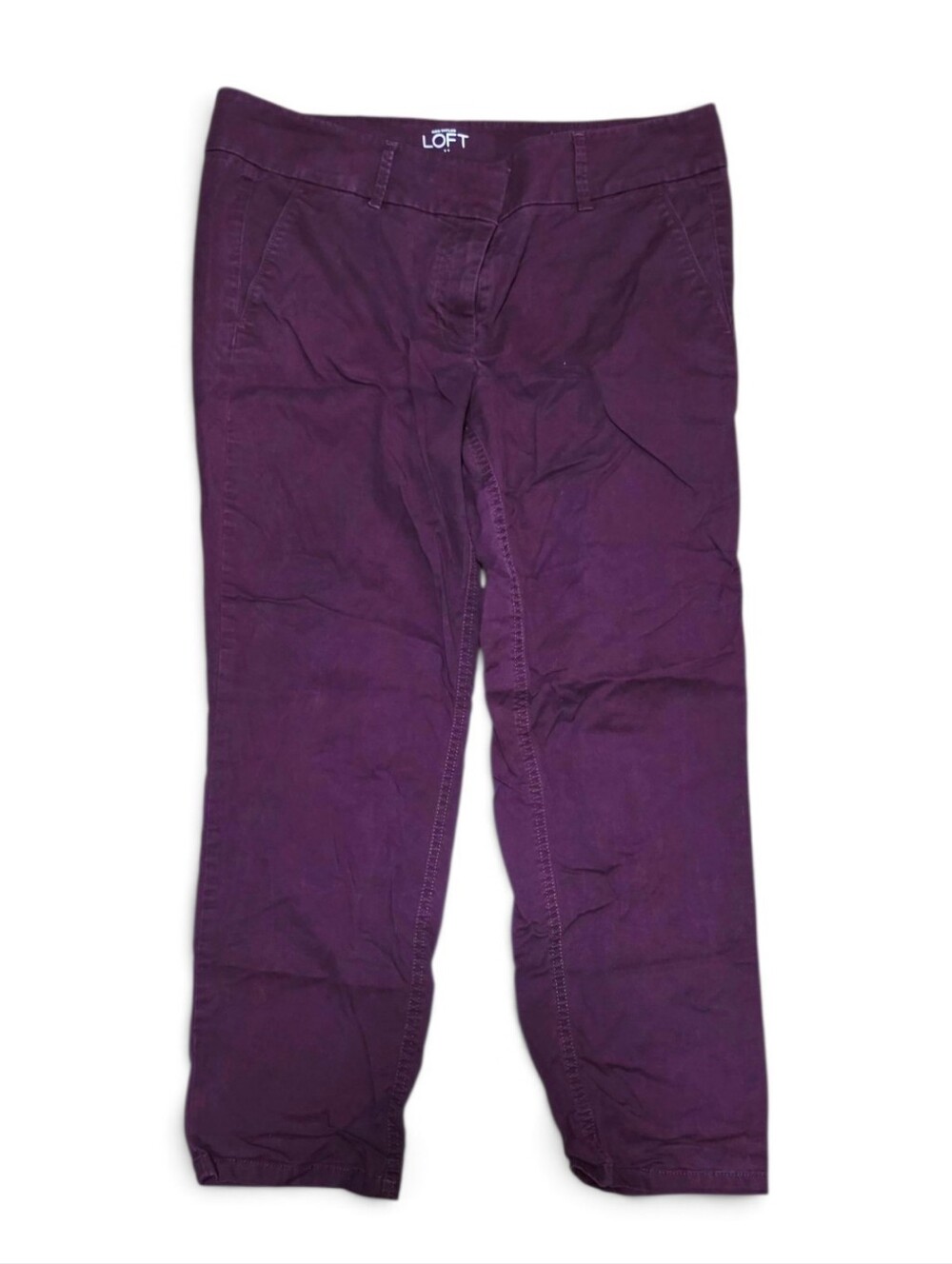 Ann Taylor Loft~ Skinny Chino Crop Jeans ~ Size 12